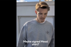 阿森纳球员谈最珍贵的足球收藏品：厄德高选梅西签名球衣